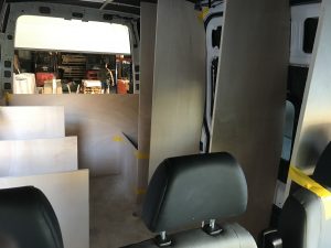 Gestellte Seitenwände