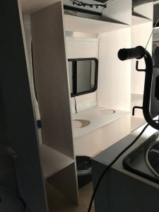 Einbau der Seitenwände