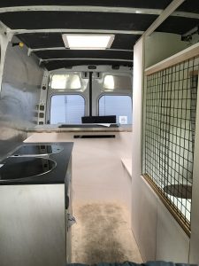 Ansicht aus der Fahrerkabine