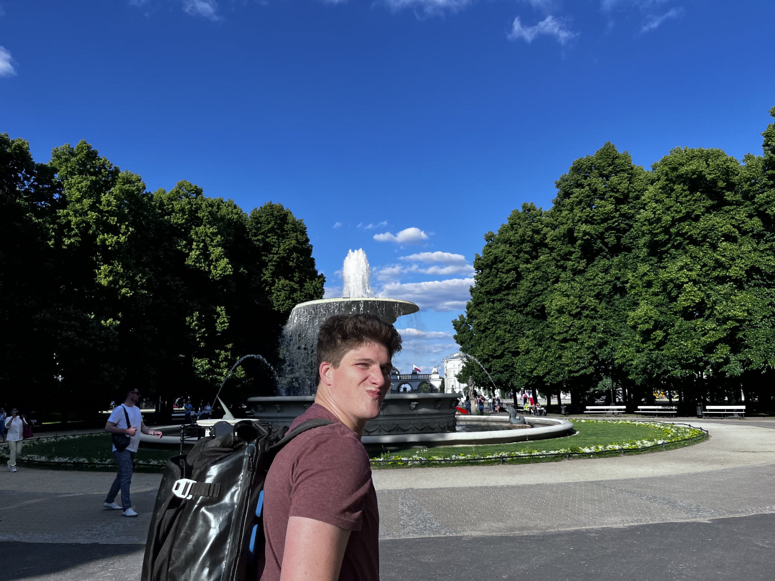 Warum muss er immer vors Foto laufen?