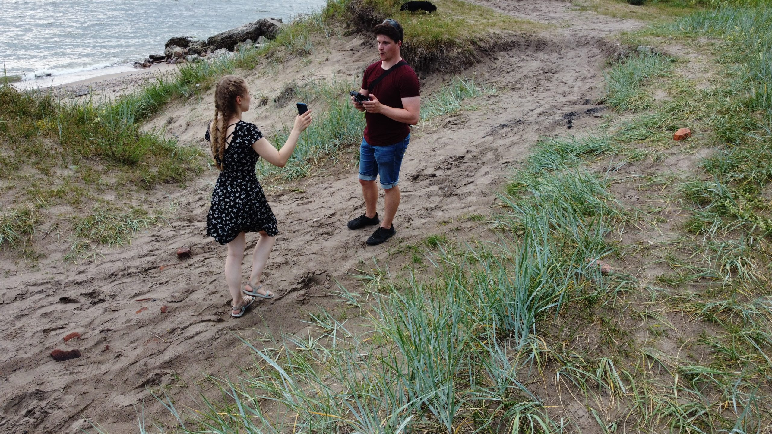 Drohnenpicture - sein Gesichtsausdruck