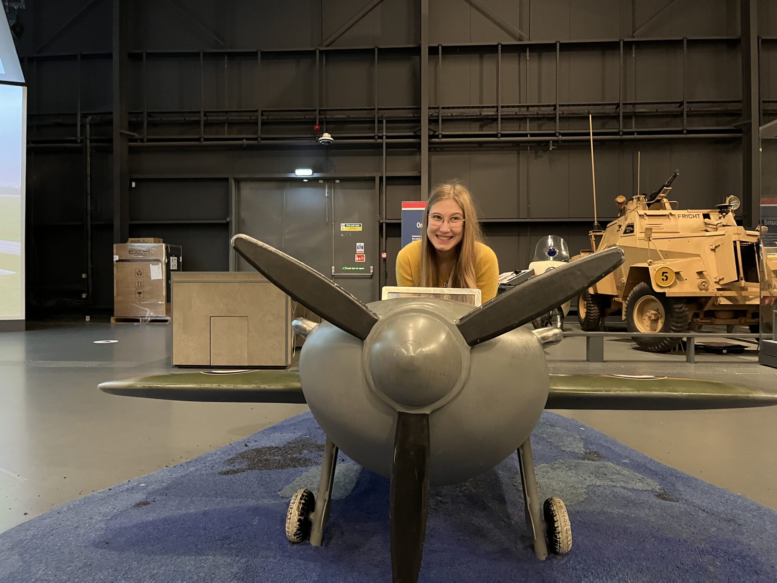 Wenn es mir im Flugzeugmuseum zu langweilig wird....